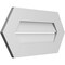 Ekena Millwork Half Round Surface Mount PVC Gable Vent: Functional, w/ 3-1/2"W x 1"P Standard Frame, 26"W x 13"H GVPHR26X1301SF - alternate 4